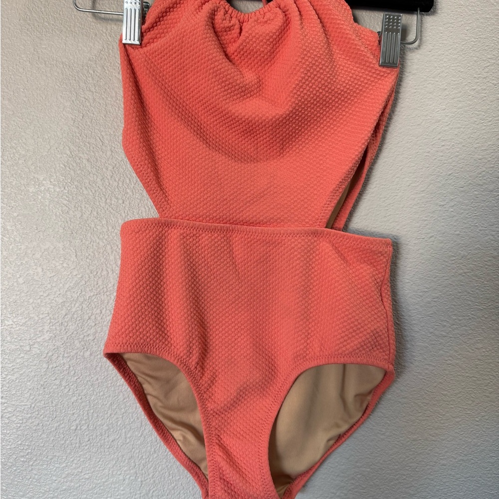 Old Navy Coral Kids One Piece Swimsuit
